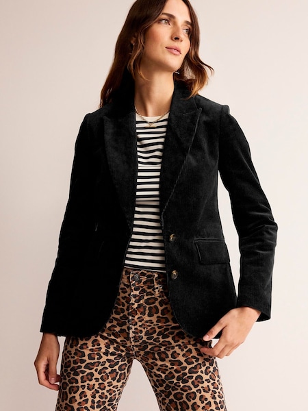 Boden Black Marylebone Cord Blazer (AH4642) | € 127