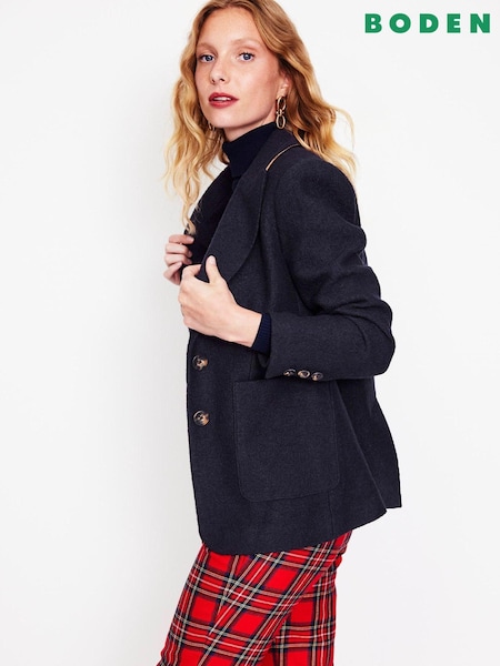 Boden Marylebone Textured Blazer (AH4647) | 748 LEI
