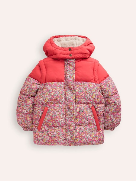 Boden Pink 2-In-1 Padded Coat (AH4708) | AED172 - AED189