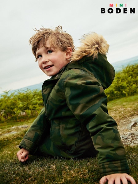 Boden Camo Authentic Waterproof Parka (AH4748) | 350 LEI - 369 LEI