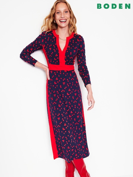 Boden Blue Catherine Ponte Midi Dress (AH4805) | €38.50