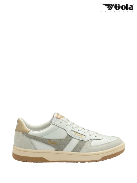 Gola off white Ladies Hawk Lace-Up Trainers (AH4840) | €122