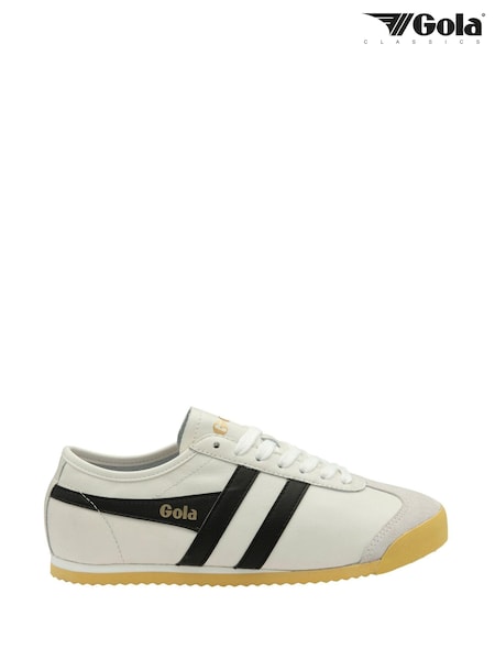 Gola White Ladies Race Leather Lace-Up Trainers (AH4853) | €69