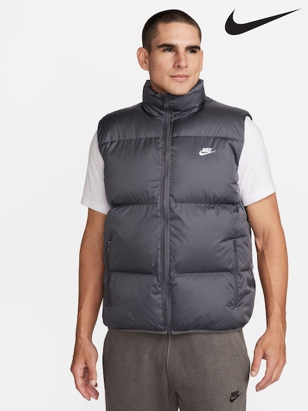 Nike Grey Sportswear Club Primaloft Gilet (AH4999) | €79