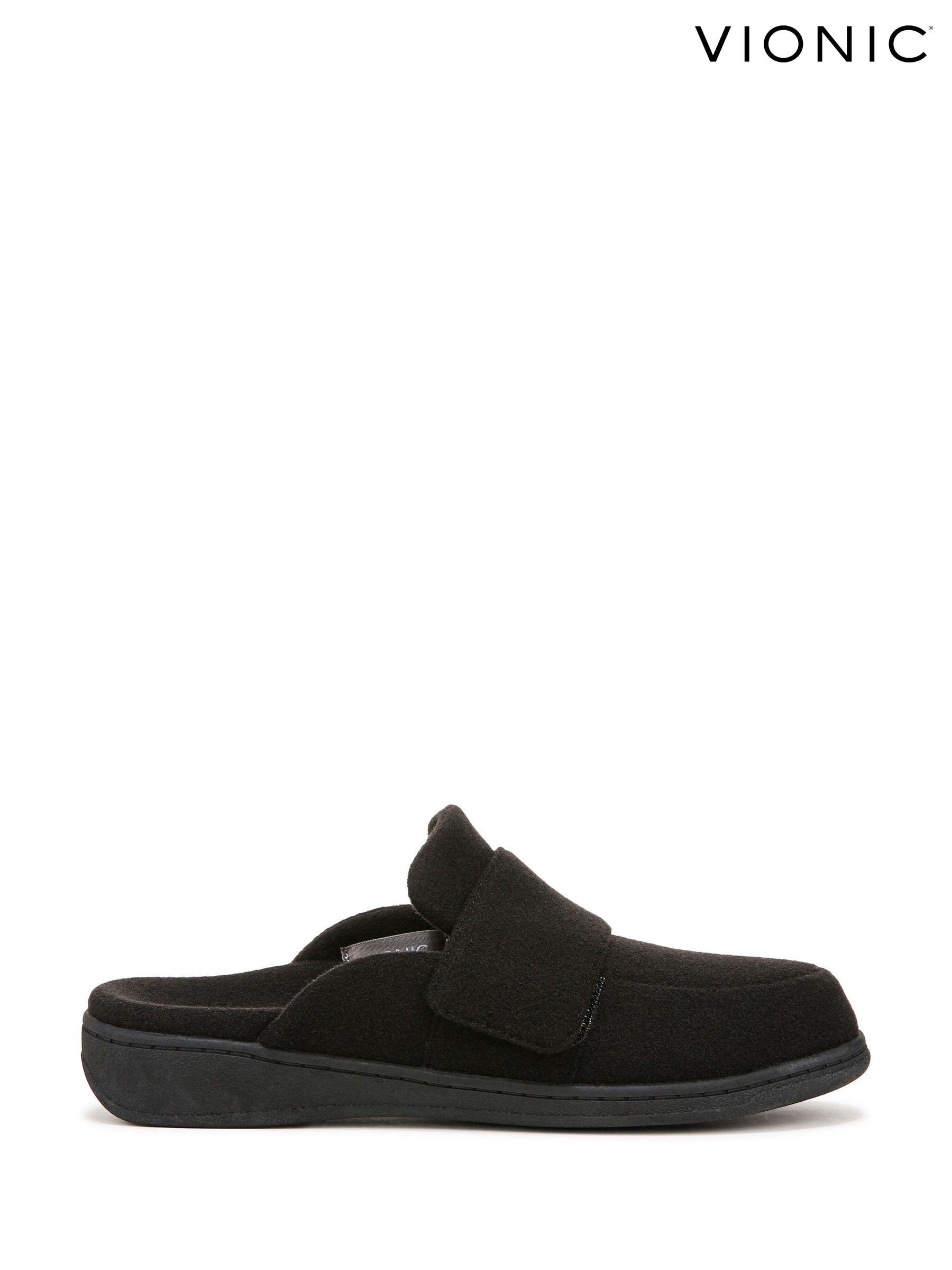 Vionic black slippers on sale