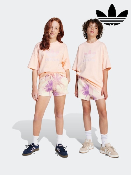 adidas originals Pink Printed Shorts (AH5253) | ₪116
