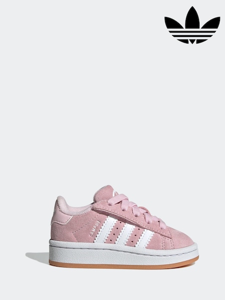 adidas Originals Pink Campus 00s Elastic Lace Trainers (AH5256) | €60