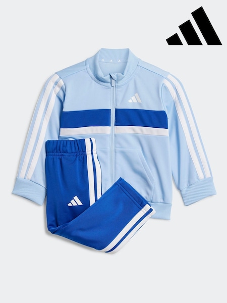 adidas Blue Essentials Tiberio 3 Stripe Tracksuit (AH5268) | 1,888 UAH - 1,983 UAH