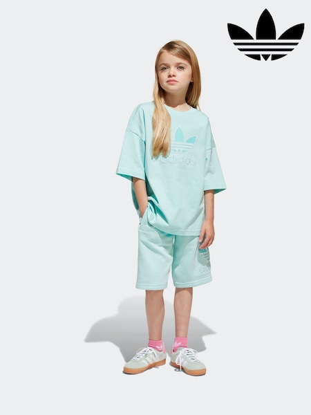 Verde - adidas originals Short 100% Cotton T-Shirt Set (AH5279) | 50 €