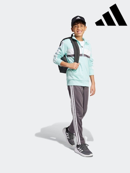 adidas Green 3 Stripe Tibero Tracksuit (AH5291) | R$ 375