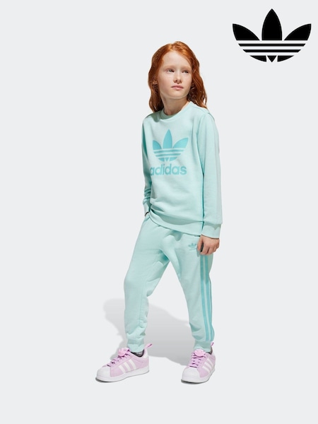 adidas originals Green Trefoil Crew Set (AH5307) | €57
