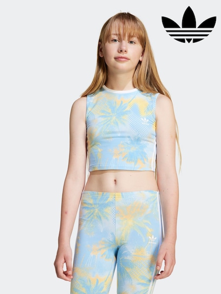 Albastru - Adidas Original Vestă decupată (AH5310) | 112 LEI
