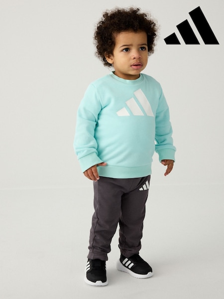 adidas Green Infant Essentials Sweatshirt and Joggers Set (AH5331) | R$ 275