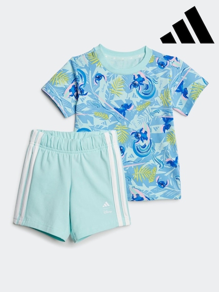 adidas Green Disney Lilo  Stitch Short and T-Shirt (AH5333) | €42