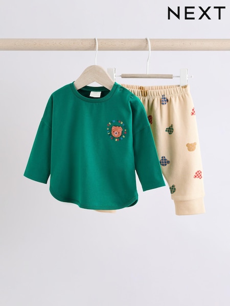 Bright Varsity Bear Baby Top And Leggings Set (AH5356) | €16.50 - €18.50