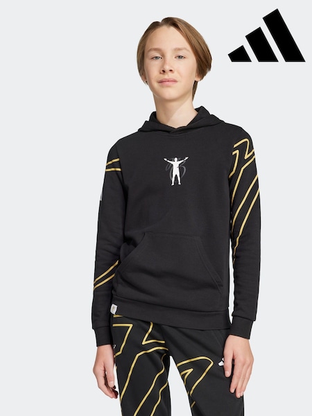 adidas Black Jude Bellingham Culturewear Hoodie (AH5419) | R$ 375
