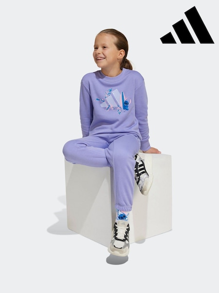 adidas Purple Disney Lilo and Stitch Tracksuit (AH5450) | AED291