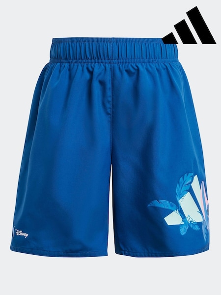 adidas Blue Disney Lilo and Stitch 5" Swim Shorts (AH5451) | €33