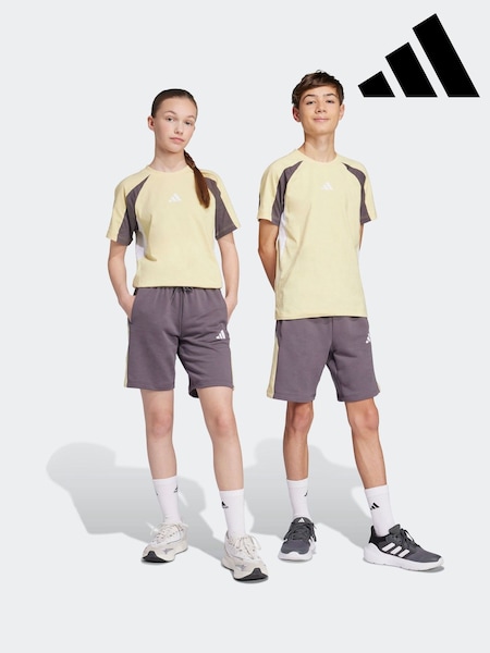 adidas Grey Colour Block Shorts (AH5453) | R$ 180