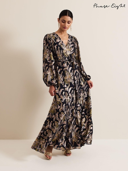 Phase Eight Ellio Silk Shimmer Maxi Dress (AH5539) | ‏1,856‏₪