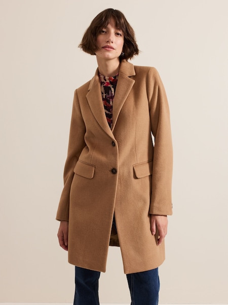 Phase Eight Brown Lydia Wool Coat (AH5569) | 11,956 UAH