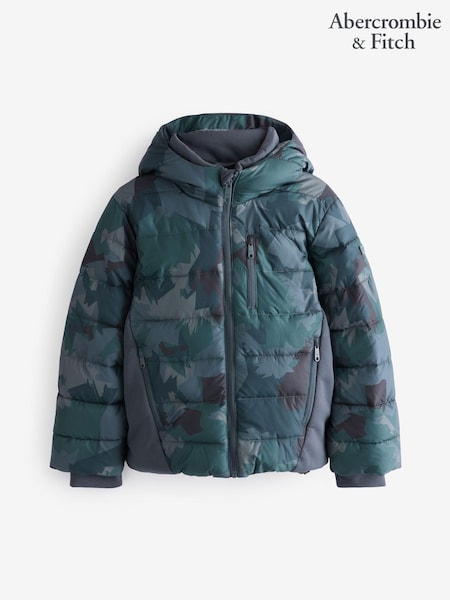 Abercrombie & Fitch Quilted Hooded Puffer Coat (AH5641) | AED201 - AED206