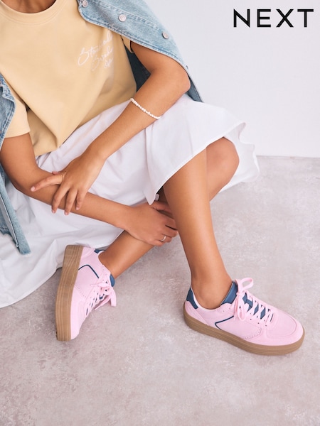 rožnata - Forever Comfort® Chunky Platform Lace Up Trainers (AH5691) | € 41