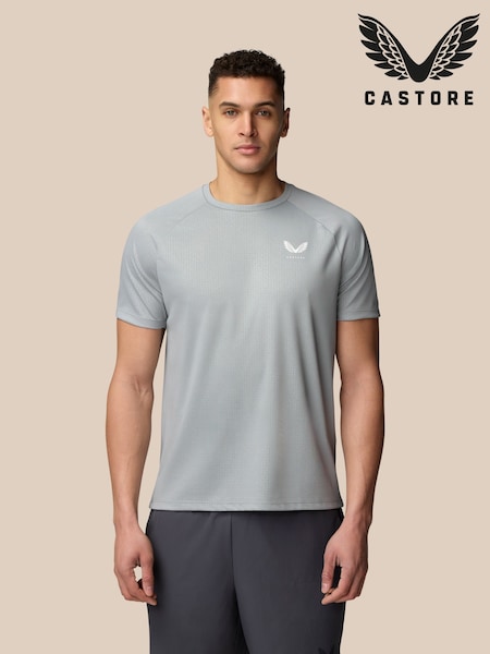 Castore Grey AOP Short Sleeve T-Shirt (AH5794) | €46
