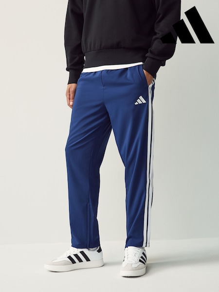 adidas Blue Essentials 3-Stripes Stanford Open Hem Joggers (AH5801) | AED192