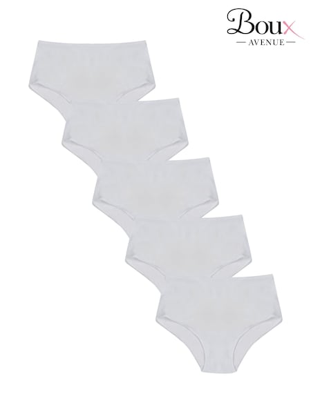 Boux Avenue Kaylee Ultra Light White Shorts 5 Pack (AH5850) | €40
