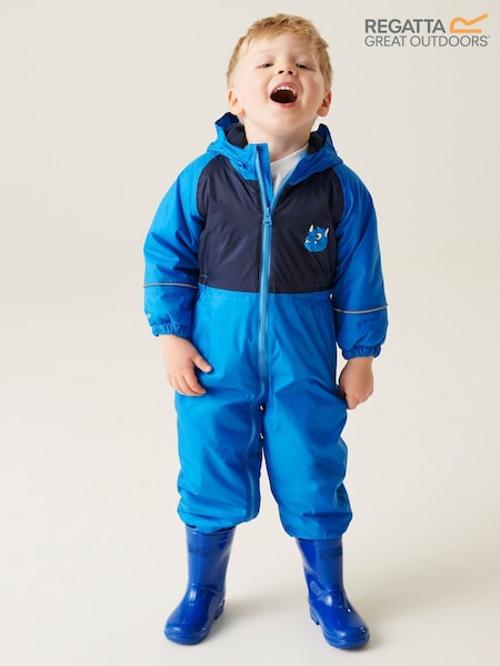 Regatta Kids Mudplay Iii Waterproof Puddlesuit (AH5884) | €55