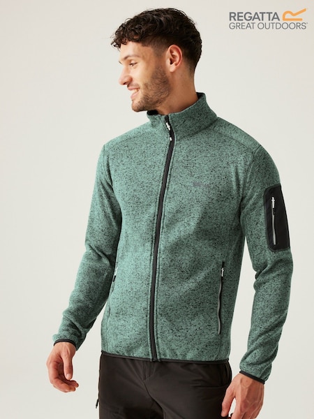 Green/Lime - Regatta Mens Newhill Full Zip Fleece (AH5961) | 59 €