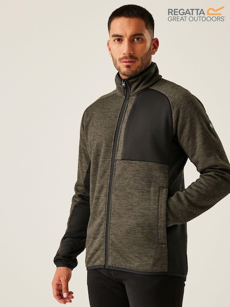Regatta Green Mens Shorston Full Zip Stretch Fleece (AH6003) | €28