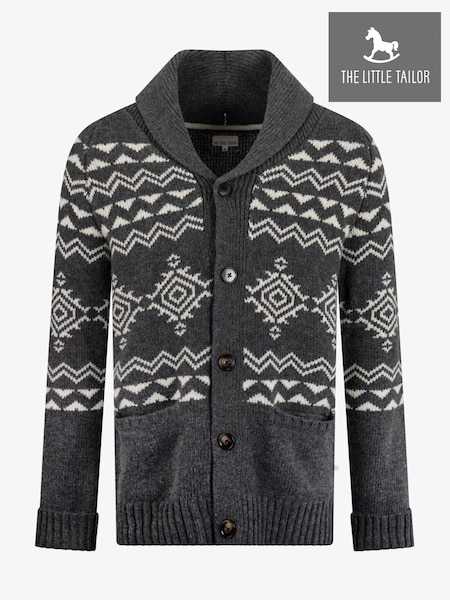 Сірий - The Little Tailor Chunky Knit Christmas Cardigan (AH6043) | 4 806 грн