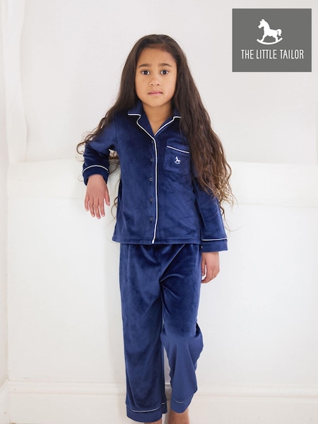 The Little Tailor Kids Luxury Soft Touch Velour Christmas Pyjamas (AH6046) | €43 - €46
