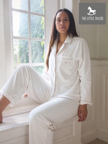 The Little Tailor Luxury Soft Touch Velour Christmas Pyjamas (AH6072) | €65