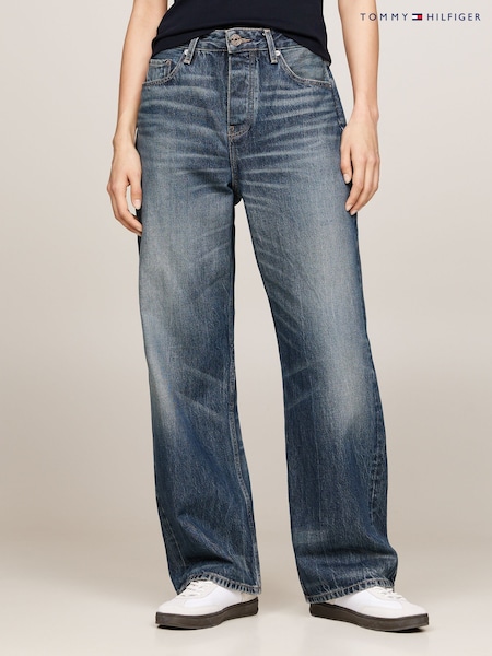 Tommy Hilfiger Fit Straight Koa Mid Rise Loose Jeans (AH6079) | ‏704‏₪