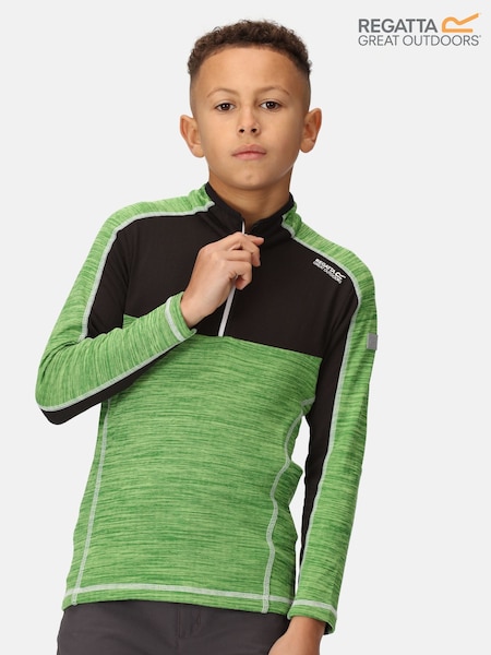 Regatta Green Kids Hewley Recycled Fleece (AH6136) | AED61