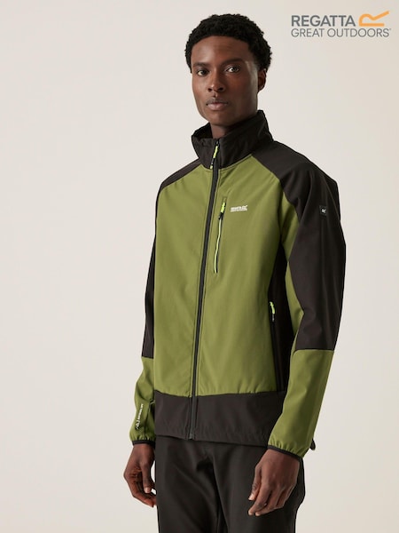 Regatta Green Mens Moutdale Softshell Jacket (AH6189) | R$ 485