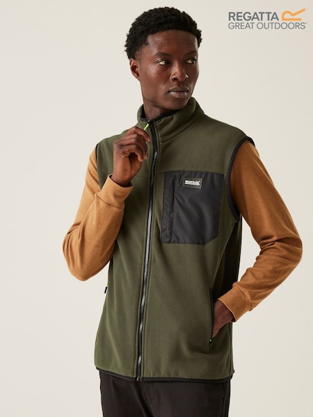 Зеленый - Regatta Mens Frankie Microfleece Body Warmer (AH6191) | €37