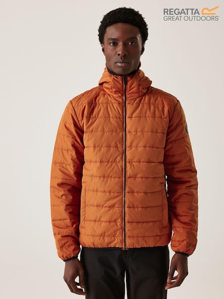 Regatta Orange Mens Helfa Insulated Quilted Jacket (AH6197) | ₪211