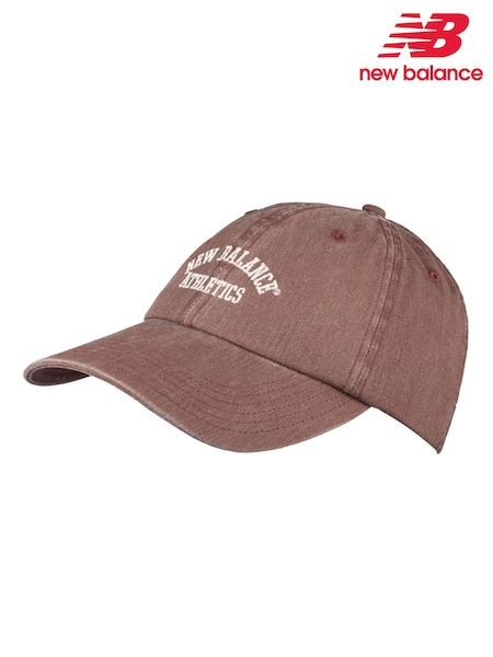 New Balance Brown 100% Cotton 6 Panel Seasonal Hat (AH6280) | €29