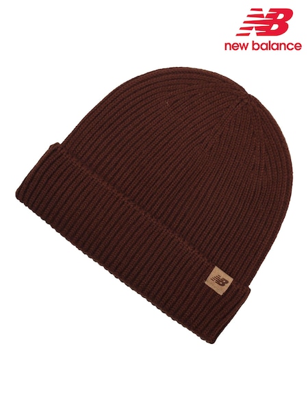 New Balance Brown Winter Watchman Beanie (AH6283) | €30