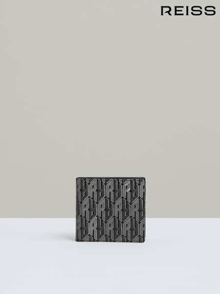 Schwarz - Reiss – Forest – Monogramm-Geldbörse aus beschichtetem Canvas (AH6334) | 89 €