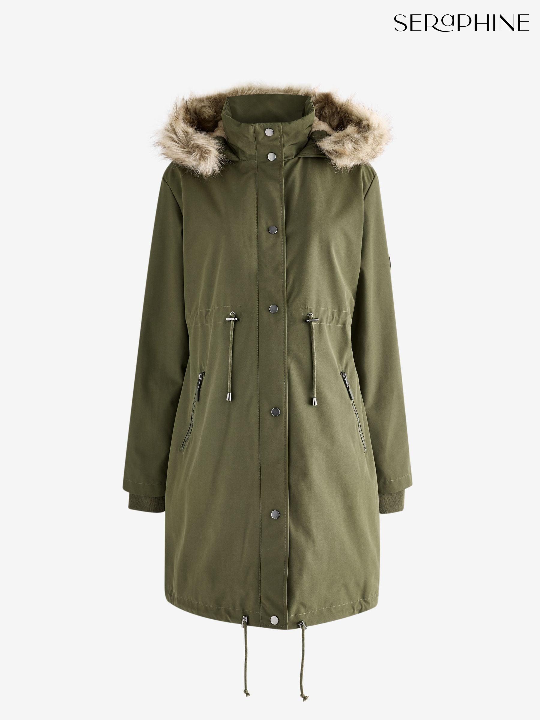Women s Green Parka Smart Casual Coatsandjackets Next Luxembourg