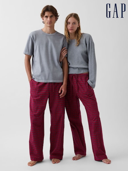 Red Check - Gap Check Softest Flannel Pyjama Bottoms