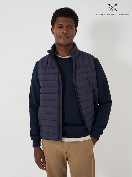 Crew Clothing Blue Lowther Padded Gilet (AH6603) | €91