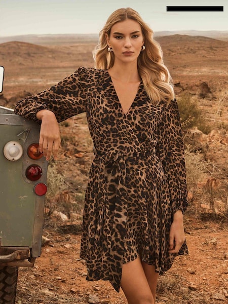 Forever New Amila Belted Godet Mini Dress (AH6704) | 417 LEI