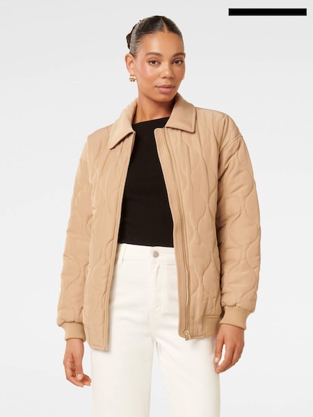 Forever New Cream Jacinta Quilted Jacket (AH6712) | €79
