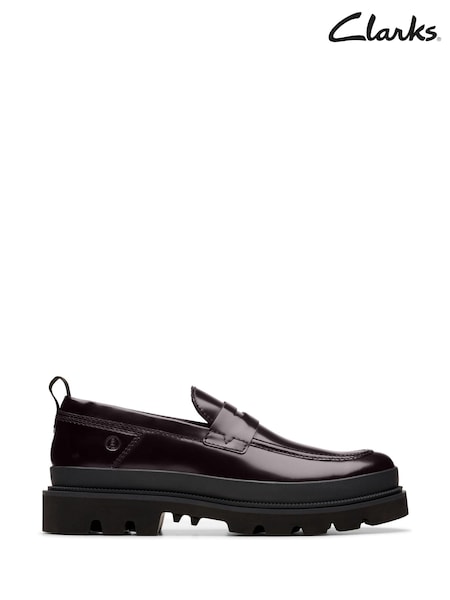 Rot - Clarks Nubuck Badell Step Shoes (AH6835) | 86 €